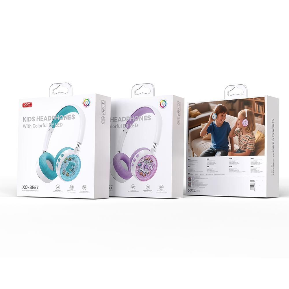 Handsfree Bluetooth XO Design BE57 Cartoon Kids, A2DP, Blau