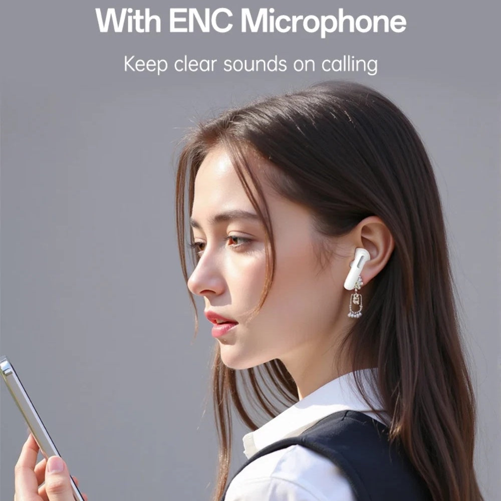 Handsfree Bluetooth Yesido TWS34, TWS, ANC, Weiß