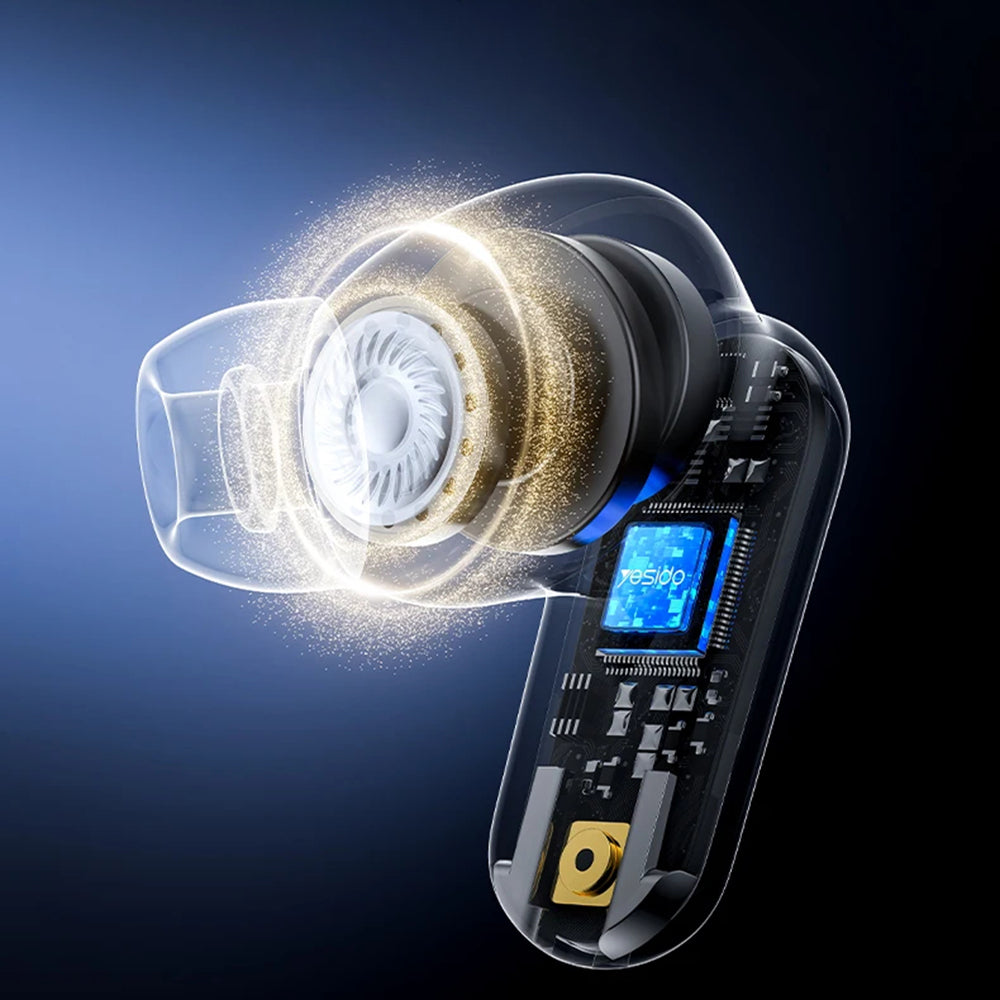 Handsfree Bluetooth Yesido TWS38, TWS, Weiß