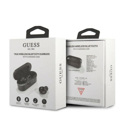 Handsfree Bluetooth Guess Classic Logo, TWS, Black