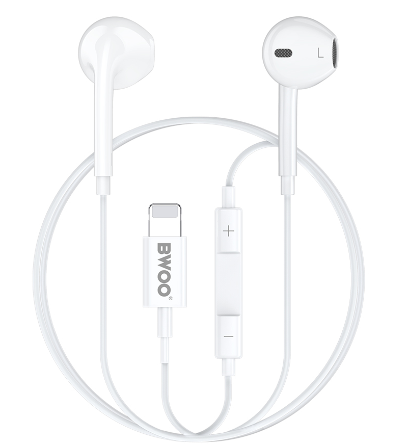 Lightning Handsfree BWOO BO-HF179, White