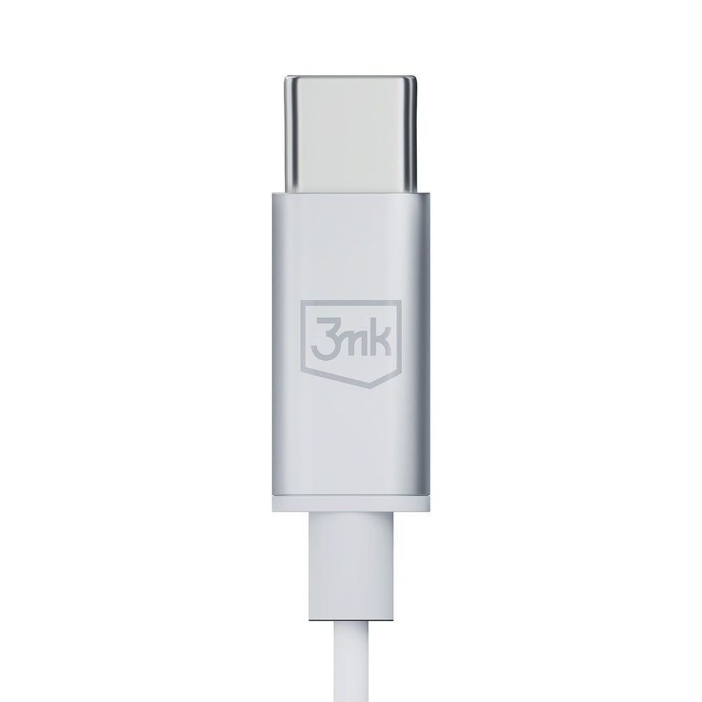 3MK USB-C In-Ear Kopfhörer | Weiß | 1.2m Kabel | Mikrofon