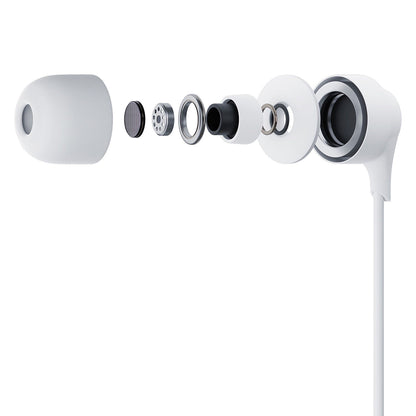 3MK USB-C In-Ear Kopfhörer | Weiß | 1.2m Kabel | Mikrofon