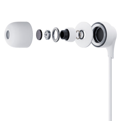3MK USB-C In-Ear Kopfhörer | Weiß | 1.2m Kabel | Mikrofon