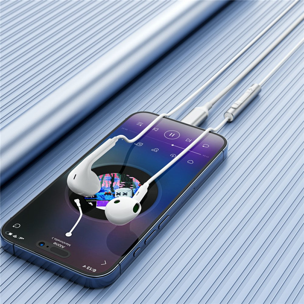 Handsfree USB-C Acefast L7, Weiß