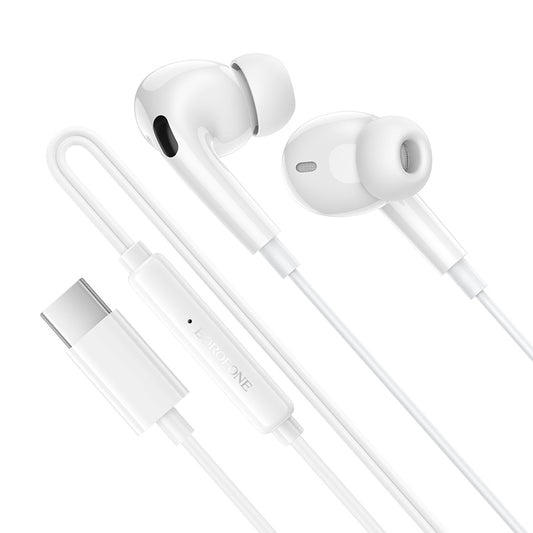 USB-C Freisprecheinrichtung Borofone BM100 Pro Fuente, Weiß