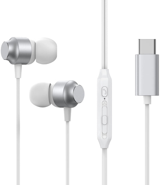 Handsfree USB-C Joyroom JR-EC06, Silber