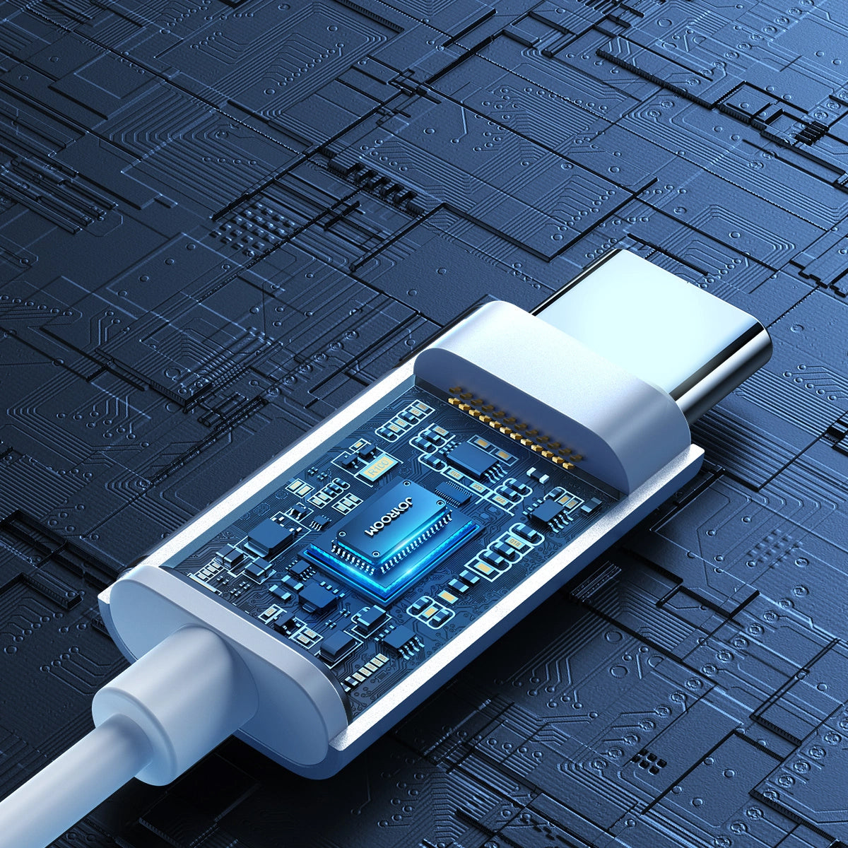 Handsfree USB-C Joyroom JR-EC06, Silber