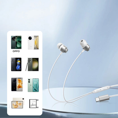 Handsfree USB-C Joyroom JR-EC06, Silber