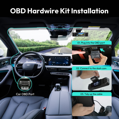 Botslab OBD-Hardwire-Kabel für die Dashcam HK40 Plus / HK30 Pro / G500H Pro / G980H Pro / G300H Pro / V9H / G980H 4CH
