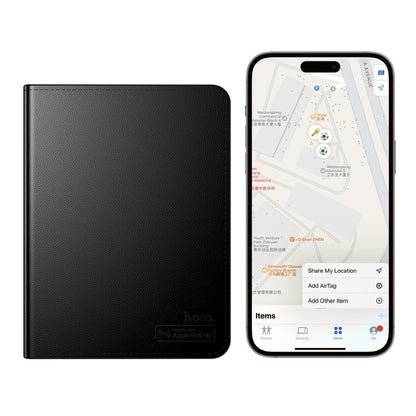 HOCO SmartTag Passport E91G für iOS Series, Schwarz