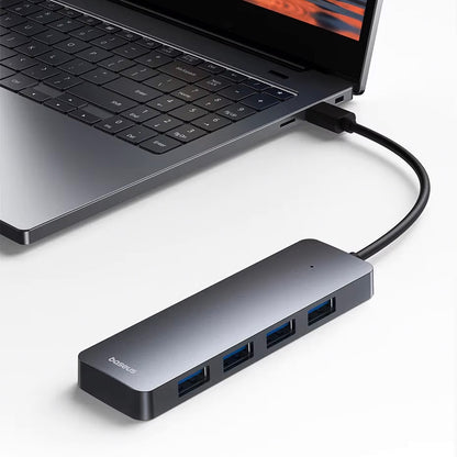 Hub USB Baseus UltraJoy Lite, 4 x USB-A 3.0, Grau B0005280B811-00