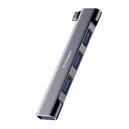 Hub USB-C Techsuit H13 ZenithDock, 4in1, Grau