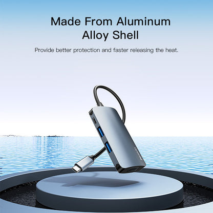 USB-C Hub Yesido HB16, 7in1, Grau