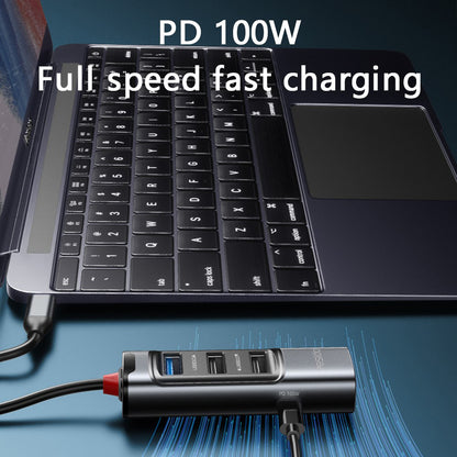 USB-C Hub Yesido HB23, 5in1, Grau