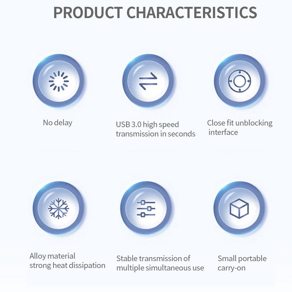 USB-Hub Techsuit H14 ZenithDock, 4in1, Grau