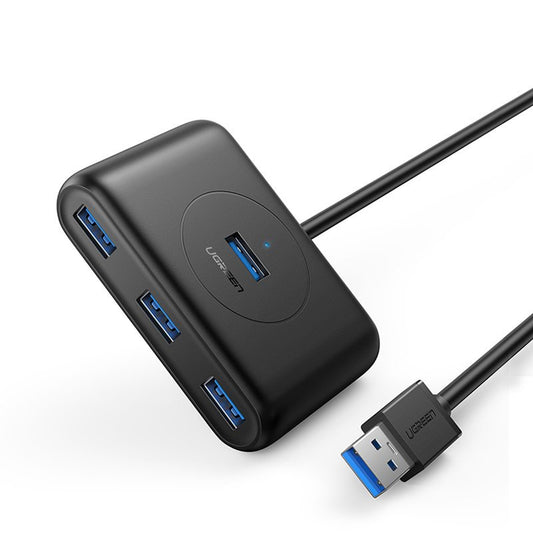 USB-Hub UGREEN CR113, 4 x USB-A 3.0, 1m, Schwarz
