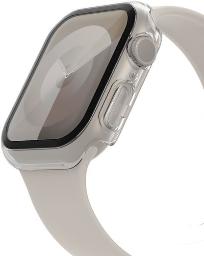 Belkin ScreenForce TemperedCurve Hülle für Apple Watch 44mm / 45mm Series, Transparent OVG004zzCL-REV