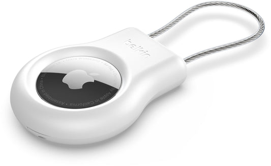 Belkin Wire Cable Hülle für Apple AirTag, Weiß MSC009btWH