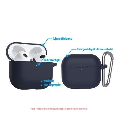 Blueo Liquid Hülle für Apple AirPods 3, Blau