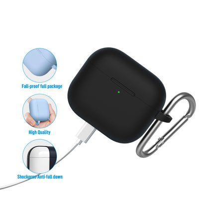 Blueo Liquid Case for Apple AirPods 3, Black