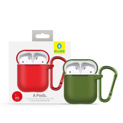 Blueo Liquid Hülle für Apple AirPods Gen 1, Marineblau
