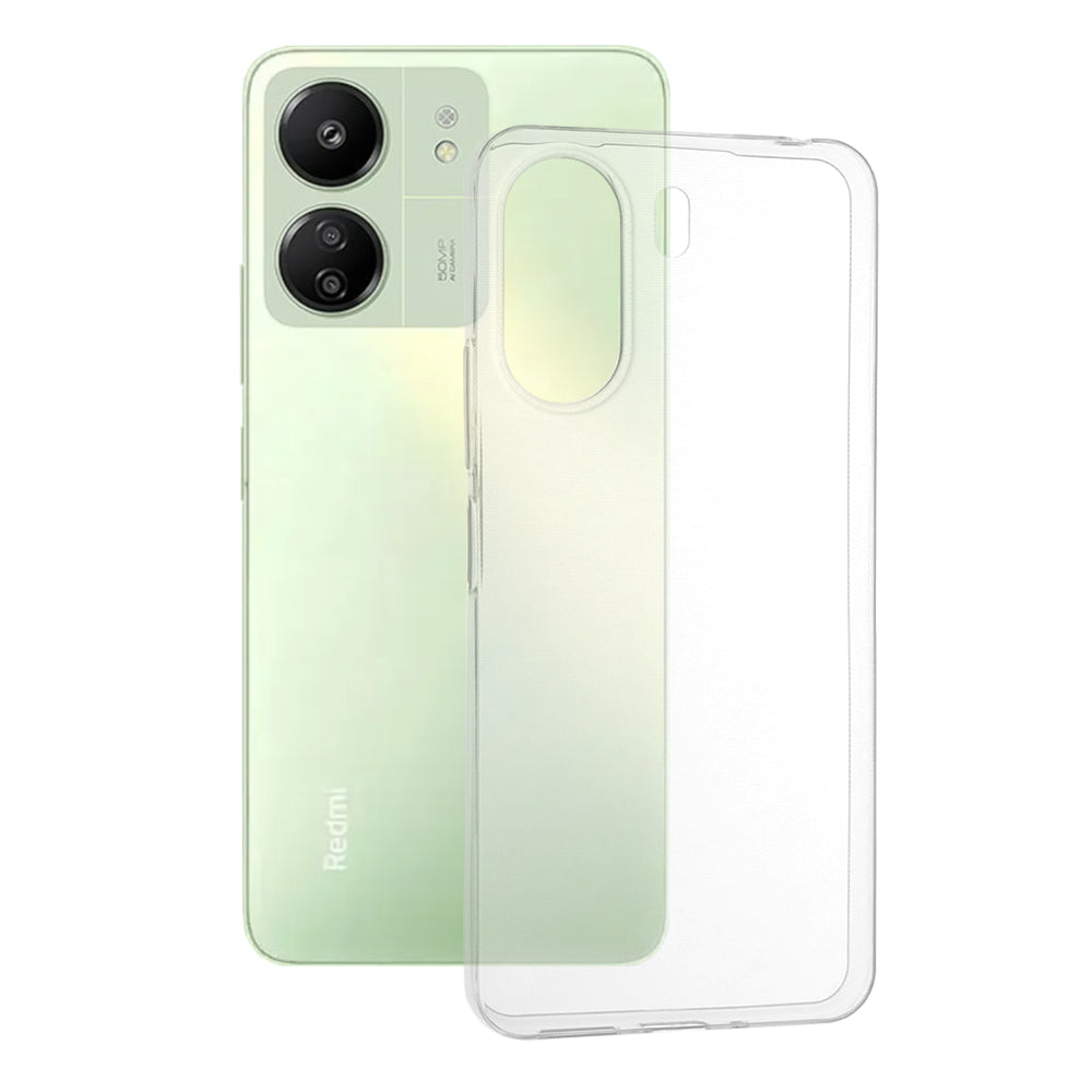 Kameraschutz-Hülle für Xiaomi Poco C65 / Redmi 13C, Techsuit, Klar, Transparent
