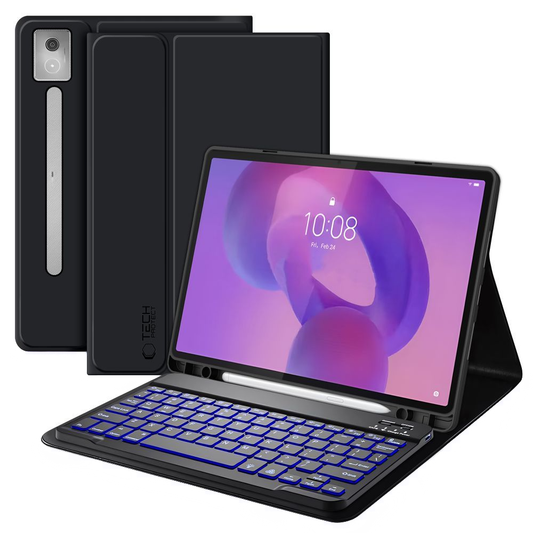 Schutzhülle mit Tastatur für Lenovo Idea Tab Pro, Tech-Protect, SC PEN, Schwarz