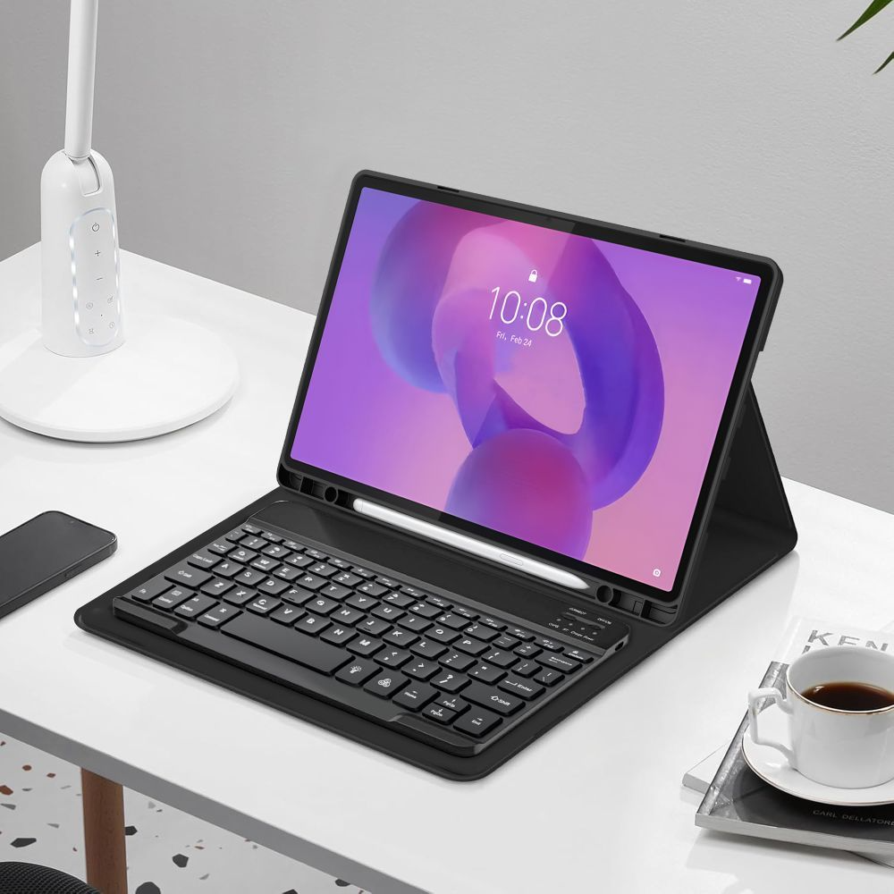 Schutzhülle mit Tastatur für Lenovo Idea Tab Pro, Tech-Protect, SC PEN, Schwarz
