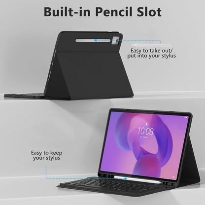 Schutzhülle mit Tastatur für Lenovo Idea Tab Pro, Tech-Protect, SC PEN, Schwarz