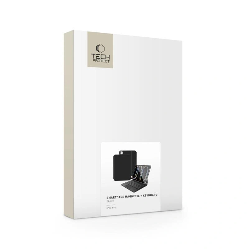 Hülle mit Tastatur für Apple iPad Pro 13 (2025) / (2024), Tech-Protect, SmartCase Magnetic, Schwarz