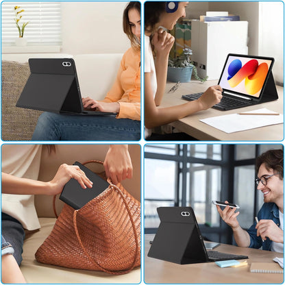 Tastaturhülle für Xiaomi Poco Pad M1 / Redmi Pad 2 Pro, Tech-Protect, SC PEN, Schwarz