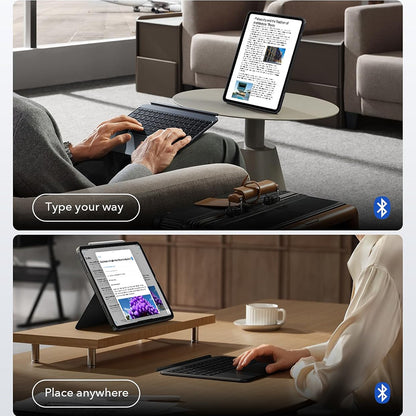 Hülle mit Tastatur für Apple iPad Air 11 (2025) / Air 11 (2024) / Air (2022) / Air (2020), ESR, Shift, Grau