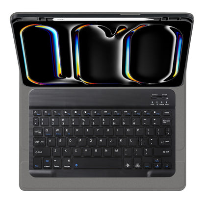Tastaturhülle für Apple iPad Pro 11 (2024), Techsuit, CozyTab, Schwarz