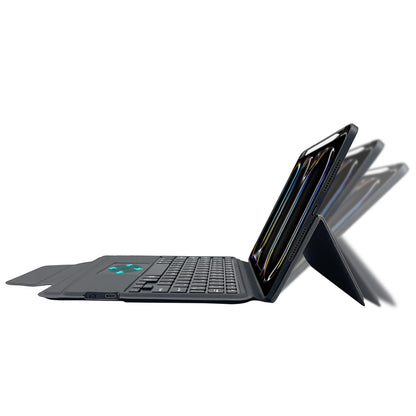 Keyboard Case for Apple iPad Pro 11 (2024), Techsuit, KeyTab Pro, Black