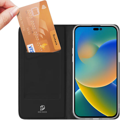 Hülle für Apple iPhone 14 Pro, DUX DUCIS, Skin Pro, Schwarz