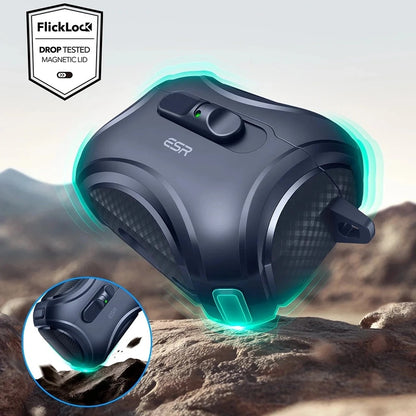 ESR Cyber FlickLock Hülle für Apple AirPods Pro 3, Blau