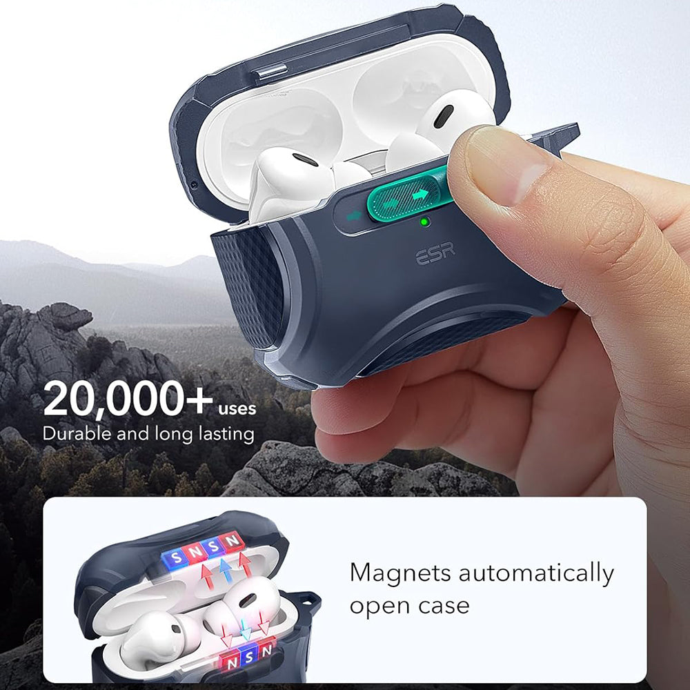 ESR Cyber Hülle für Apple AirPods Pro Serie, Blau