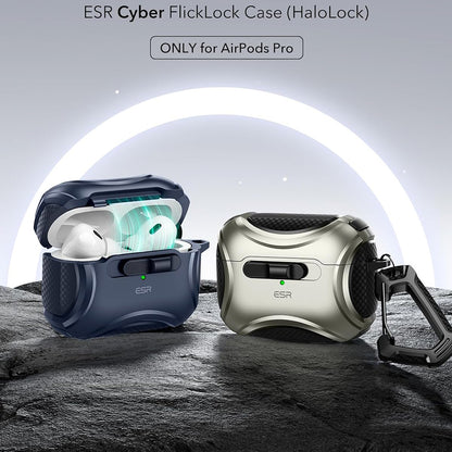 ESR Cyber Hülle für Apple AirPods Pro Serie, Blau