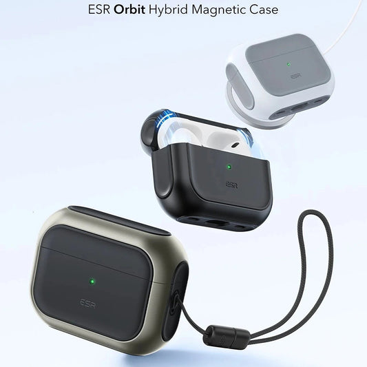 ESR Orbit Hybrid Hülle für Apple AirPods Pro 3, Grau