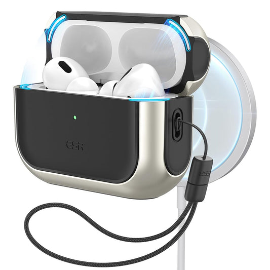 ESR Orbit Hybrid Case for Apple AirPods Pro Series, Gray