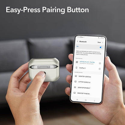 ESR Orbit Hybrid Hülle für Apple AirPods Pro Serie, Grau