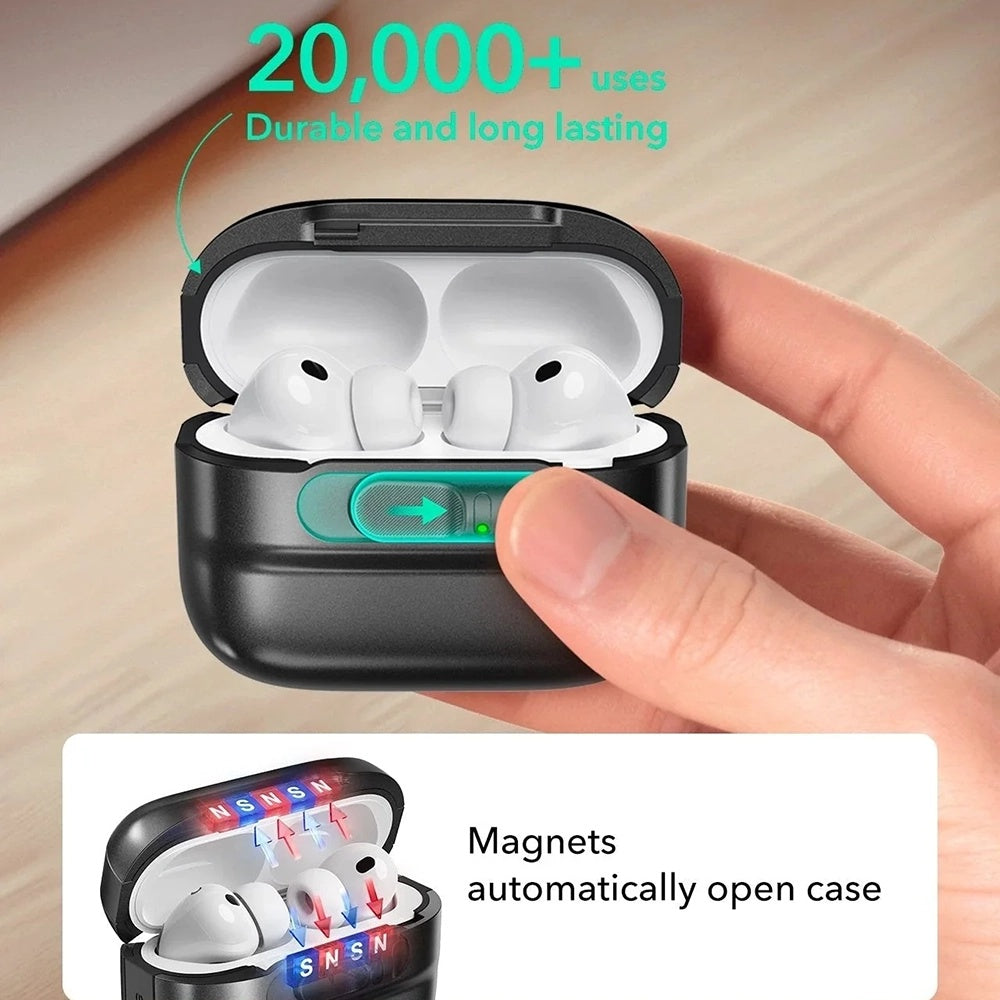 ESR Pulse Magnetic FlickLock Hülle für Apple AirPods Pro 3, Grau
