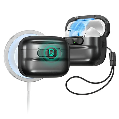 ESR Pulse Magnetic FlickLock Hülle für Apple AirPods Pro 3, Schwarz