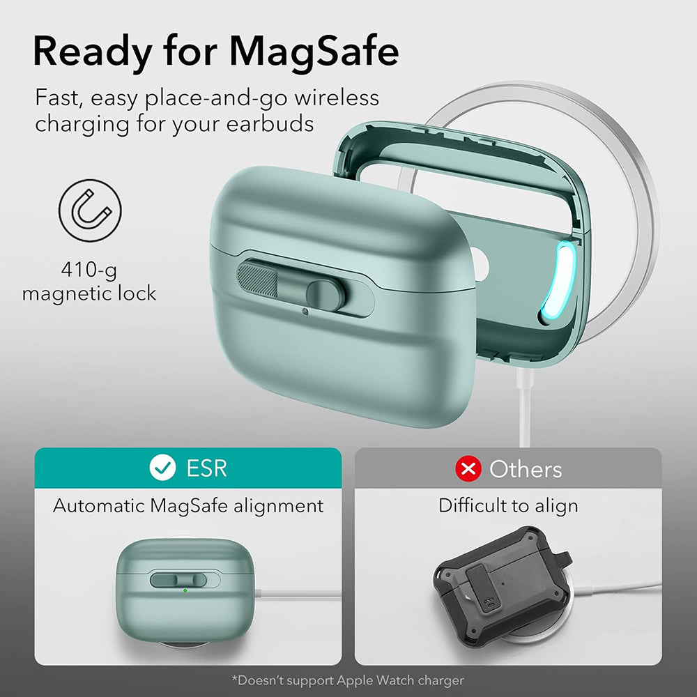 ESR Pulse Hülle für Apple AirPods 4, Grün