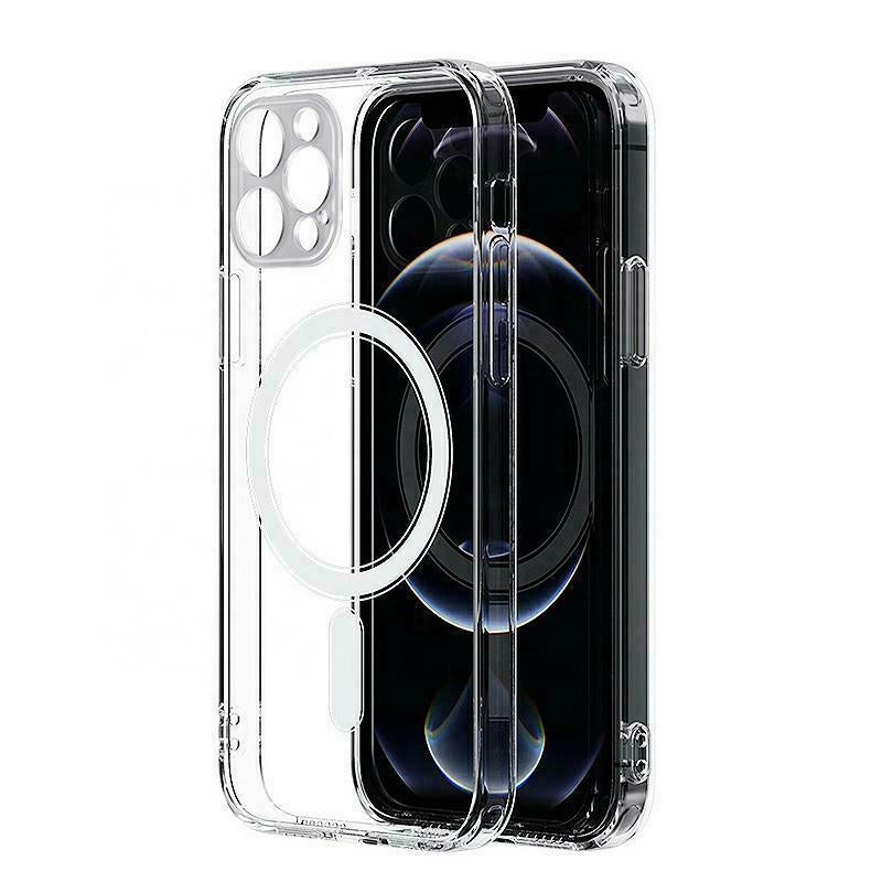 MagSafe-Hülle für Apple iPhone 13, OEM, Clear Mag mit Kameraschutz, Transparent