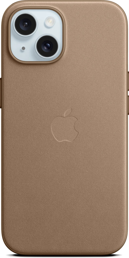 MagSafe Case for Apple iPhone 15, FineWoven, Brown MT3C3ZM/A