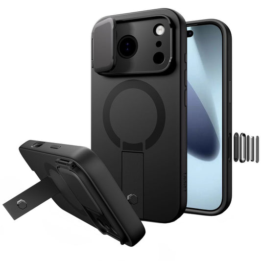 MagSafe Hülle für Apple iPhone 17 Pro Max, Tech-Protect, Kevlar Aura, Schwarz