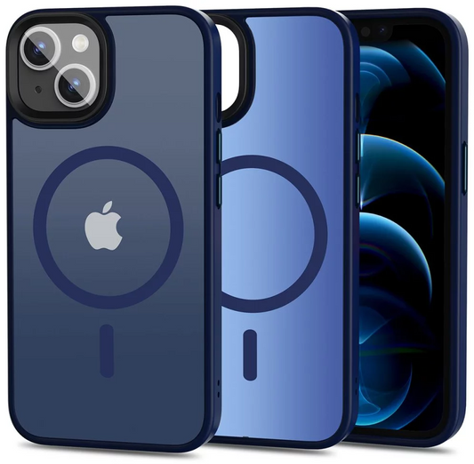 MagSafe Hülle für Apple iPhone 13, Tech-Protect, Magmat, Marineblau