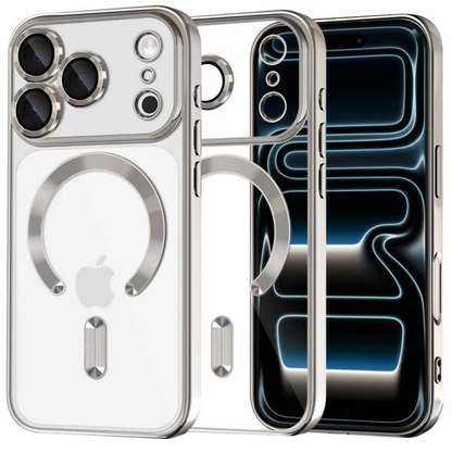 MagSafe Case for Apple iPhone 17 Pro, Tech-Protect, Magflex, Silver